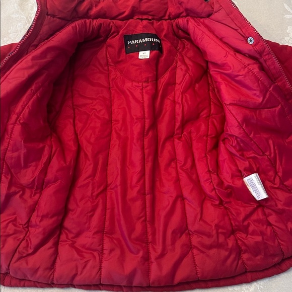 Vintage! Paramount Kids Red Quilted Scottie Jacket with Black Trim, sz 4T - Picture 10 of 16